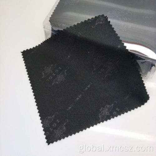Custom Logo Lens Cloth Screen print black microfiber lens cloth Supplier